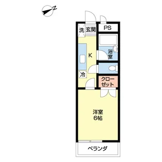 サンキコータース成田【2階】の間取り