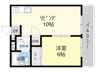 北中島マンション【2階】の間取り