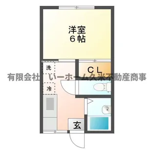 リマーク三城【1階】の間取り