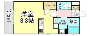 EL CEREZO【4階】の間取り