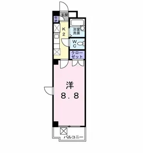 アメニティ別府【3階】の間取り