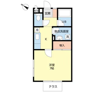 サンライズ【1階】の間取り