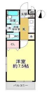 ラスティパーク【2階】の間取り