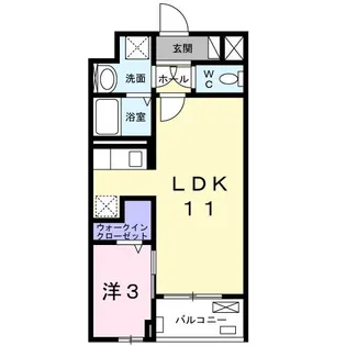 サンシャイン ウィステリア【3階】の間取り