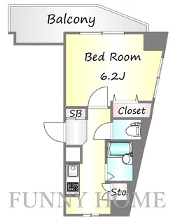 サンフォード成城【2階】の間取り