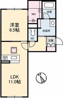 シャーメゾンコンソラータ【1階】の間取り