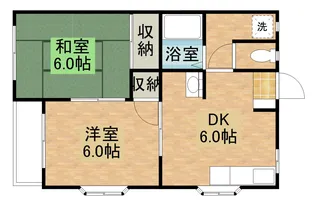 和光コーポ【2階】の間取り