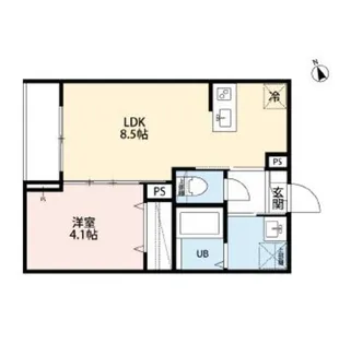 robot home 上溝(ロボットホームカミミゾ)【3階】の間取り