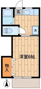 リリーハイム【1階】の間取り