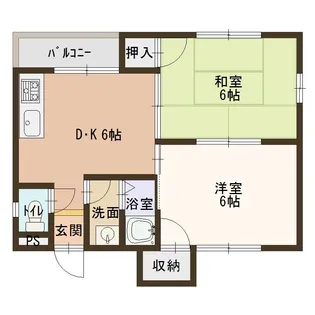 プチメゾンバーベナ【3階】の間取り