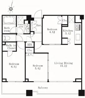 シティハウス平間ステーションコート【5階】の間取り