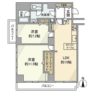 恒陽マンション【10階】の間取り