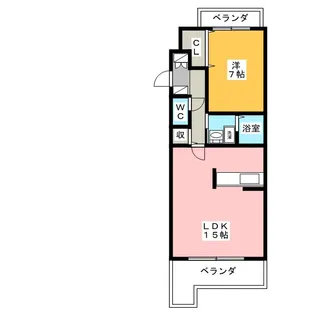 ララムーン【5階】の間取り