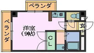 サクセス川原【2階】の間取り