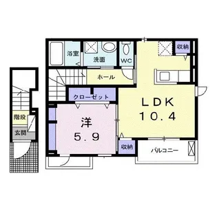 グランツ・フォルシュ横町【2階】の間取り