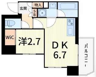 ステージグランデ亀有アジールコート【2階】の間取り
