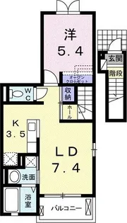 ラディアンスII【2階】の間取り