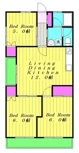 竹の郷マンション【2階】の間取り