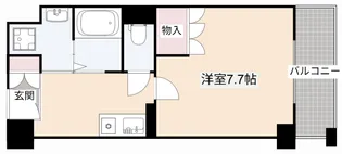 シャンピアコート茨木【7階】の間取り