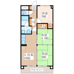 パークサイドアベニュー【3階】の間取り