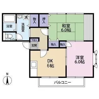 アーバンヒル武蔵浦和II【1階】の間取り