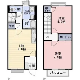 グランドソレーユ【1階】の間取り