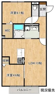 ソレイユ・ルヴァン古志原【2階】の間取り