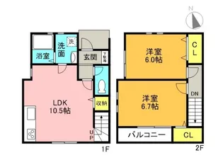 サンステージ八万IIの間取り