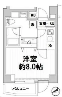 mastermind JUBAN【3階】の間取り