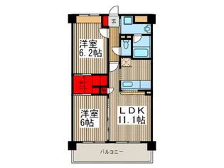 カンパヌ-ル2【3階】の間取り