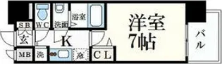 プレサンス名古屋STATIONサティナ【3階】の間取り