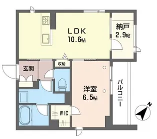 アトリエール【3階】の間取り