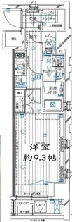レガリス月島ベイサイドコート【5階】の間取り