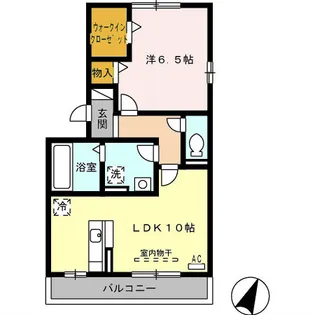 Luna A【2階】の間取り
