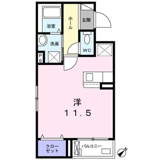 カーサ・デ・コンフォルト【3階】の間取り