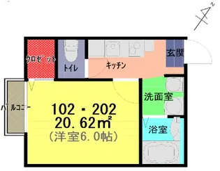 アーク・ヴィラ上尾【1階】の間取り