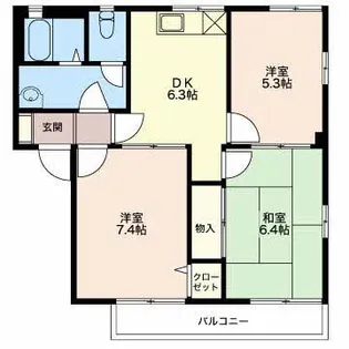 フレグランスミール【2階】の間取り