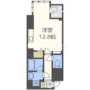 エトワール北新地【9階】の間取り