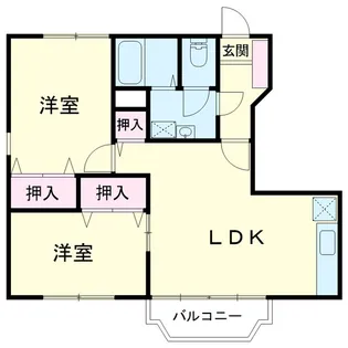 フロレスタレジデンシアB【1階】の間取り