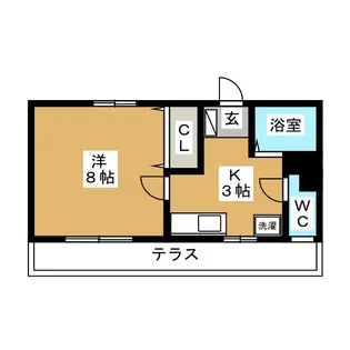 ガーデンハイツ【2階】の間取り