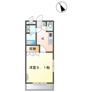 サンシャイン旭【1階】の間取り