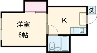 パレスコーポ【3階】の間取り