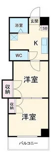 レジデンスカープ名古屋【7階】の間取り