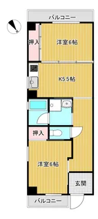 ボックス釜利谷【3階】の間取り