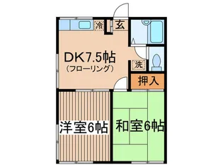カーサ・ゼルコM【1階】の間取り