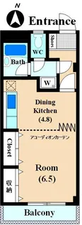シティライフ第7天神前【4階】の間取り