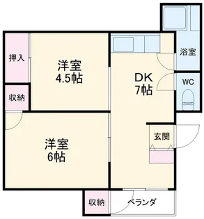 寺田マンション【2階】の間取り
