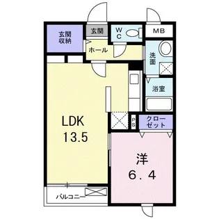 サンリット初生【2階】の間取り