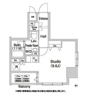 コンフォリア浅草橋DEUX【2階】の間取り
