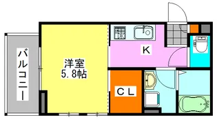 メログラーノ【3階】の間取り